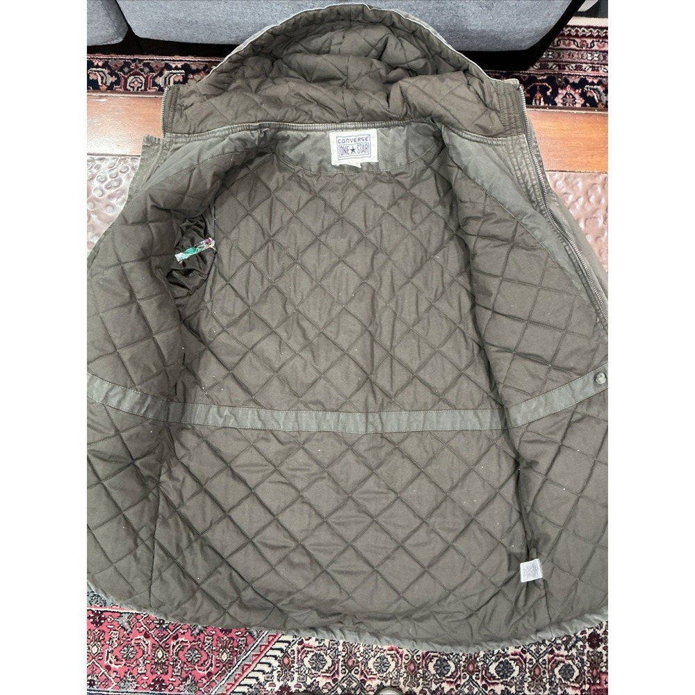 Converse Military Field Jacket, Army Green, Men's Small, Farm Chore Coat, Lined - Picture 13 of 16